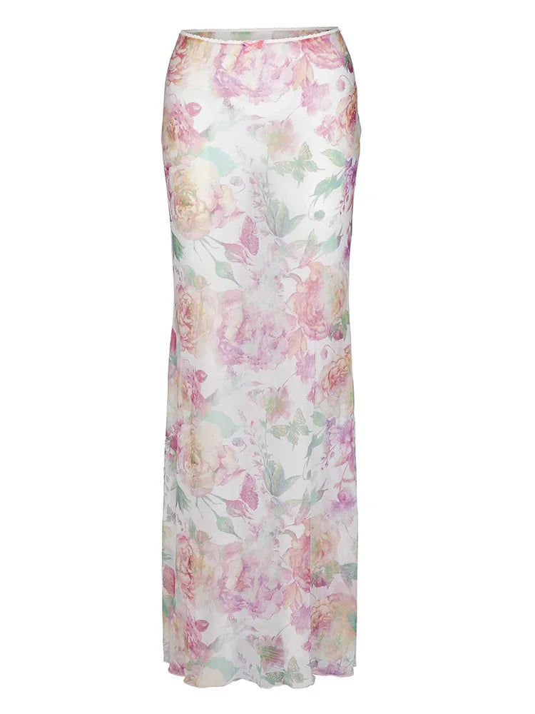 Bloom Sheer Two-Piece Cover Up Set