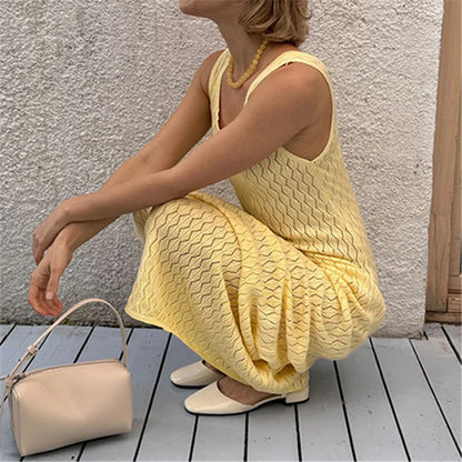 Sunbeam Knit Maxi Dress