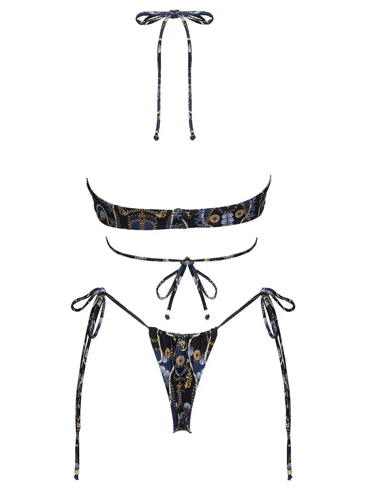 Baroque Charm Bikini Set