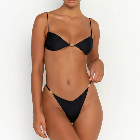 Loop Triangle Bikini Set