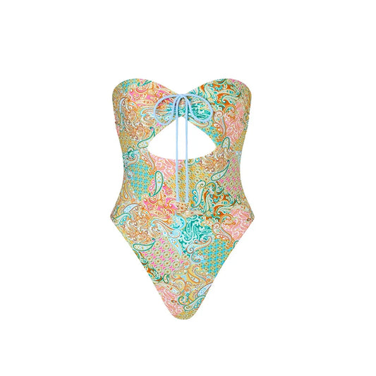 Paisley Dream Cutout Swimsuit